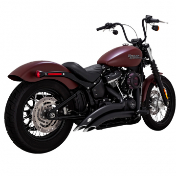 Vance & Hines 46377 Big Radius 2-into-2 Exhausts, Black for Harley Softail '18-