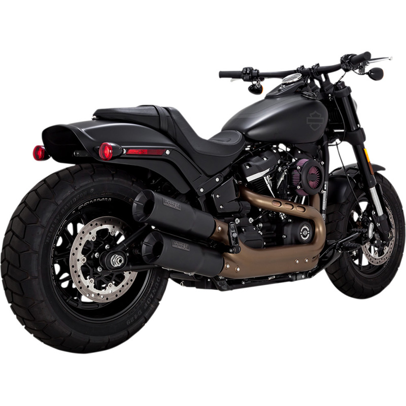 Vance & Hines 46547 Hi-Output Slip-on Exhausts, Black for Harley