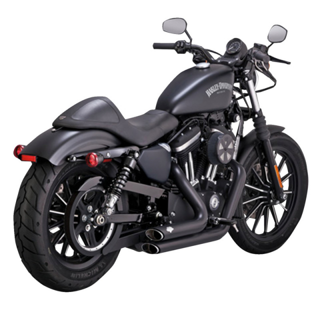 vance&hines ショートショット　スポーツスター　ハーレー Vance & Hines 47329 Shortshots Staggered Exhaust System for Harley