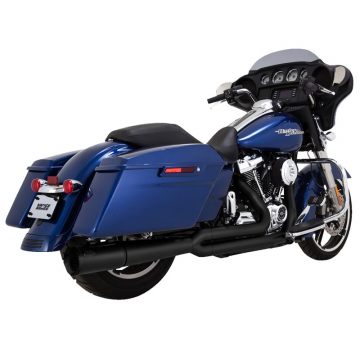 Vance & Hines 47383 Pro Pipe 2-into-1 Exhaust, Black for Harley Touring M8 '17-