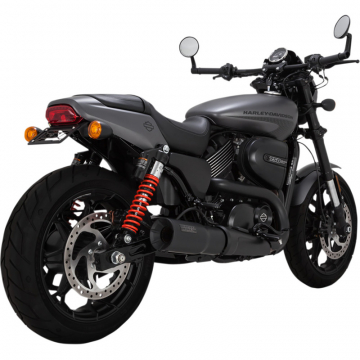Vance & Hines 47943 Hi-Output Slip-on Exhaust, Black for Harley Street XG/A '15-'19