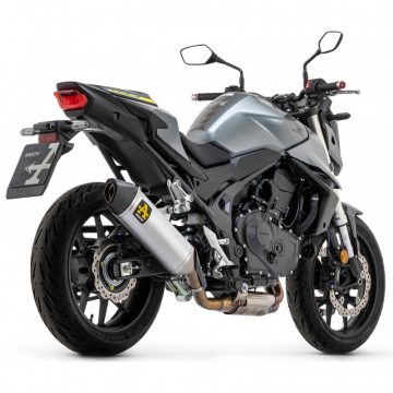 view Arrow 71003VA Veloce Racing Slip-on Exhaust, Aluminum for Honda CB750 Hornet '23-