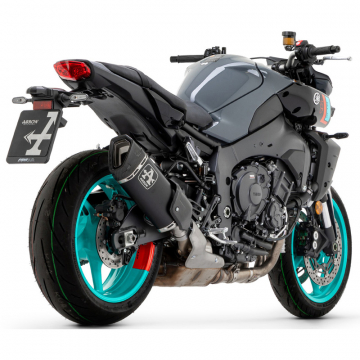 view Arrow 71007PTN Pista Racing Exhaust, Titanium Dark for Yamaha MT-10 '22-
