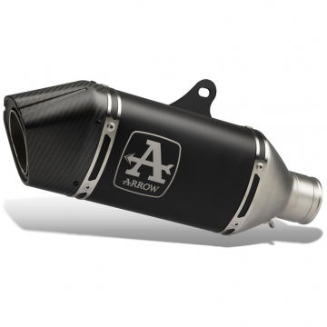 view Arrow 71503VLN Veloce Slip-on Exhaust, Titanium Dark for Honda CB750 Hornet '23-