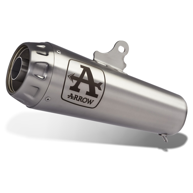 Arrow 71967PRI Pro-Race Slip-on Exhaust, Nichrome for