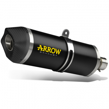 view Arrow 71955AKN Race-Tech Slip-on Exhaust, Dark for Triumph Speed Triple 1200 RS '21-