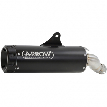 view Arrow 74512RBN Rebel Full Exhaust, Aluminum Dark Cap for Kawasaki Vulcan S 650 '21-