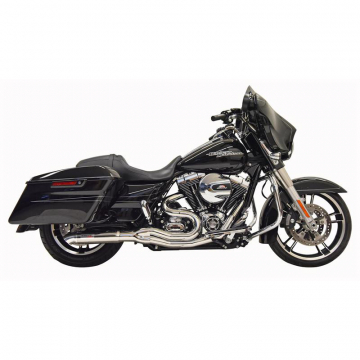 view Bassani 1F68C Chrome Road Rage II 2:1 Mid-Length Exhaust, Hot Rod for Harley Baggers '07-'16
