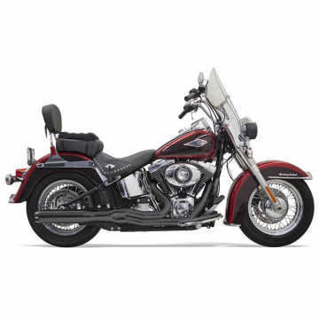 view Bassani 1S18RB Black Road Rage II B1 Power 2:1 Exhaust for Harley Softail '86-'17