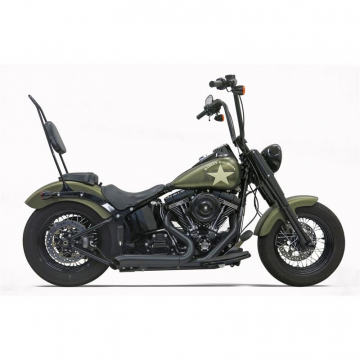 view Bassani 1S24DB Black Pro Street 2:2 Full Exhaust for Harley Softail '86-'17
