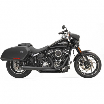 Bassani 1S81RB Black Road Rage 2:1 Exhaust for Harley Softails '18-'22