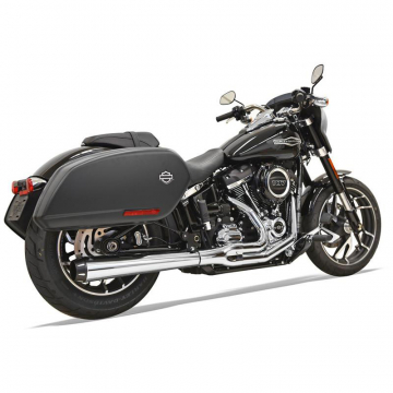 Bassani 1S91R Chrome Road Rage 2:1 Exhaust for Harley Softail Heritage/Deluxe '18-'21