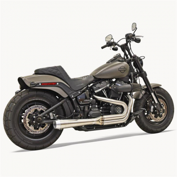 Bassani 1S92SS Stainless Road Rage 2:1 Exhaust for Harley Softail Fat Bob & Slim '18-'21