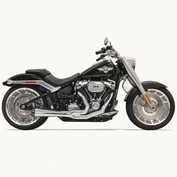 Bassani 1S94R Chrome Road Rage 2:1 Full Exhaust for Harley Softails '18-'21