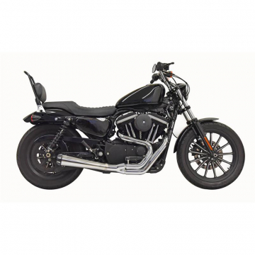 view Bassani 1X42R Chrome Road Rage 2:1 Full Exhaust for Harley Sportster '86-'03
