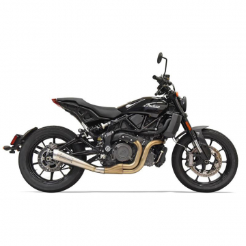 view Bassani 8F127SS 4" Chrome Short Megaphone Slip-on Exhaust for Indian FTR1200 (2019-)