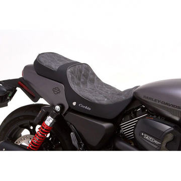 view Corbin HD-STROD-GL Gunfighter & Lady Seat for Harley Street Rod (2017-2020)