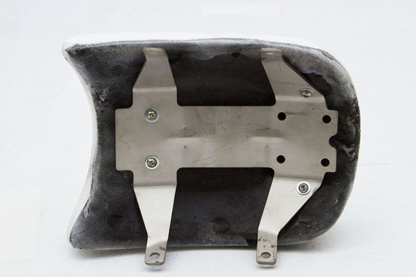 Rear seat with brackets