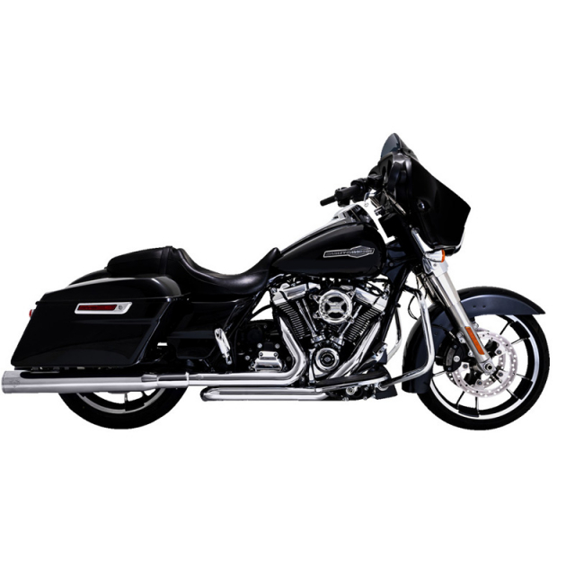 Vance & Hines 17351 Dresser Dual Exhausts, Chrome for Harley