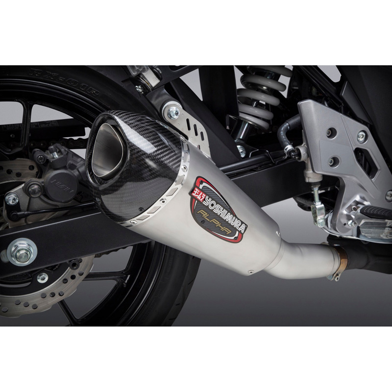 Yoshimura 11260BP520 Alpha T Stainless Slip-on Exhaust for