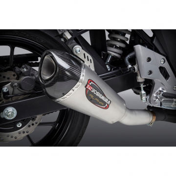 view Yoshimura 11260BP520 Alpha T Stainless Slip-on Exhaust for Suzuki GSX250R (2018-2020)