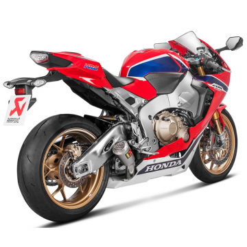 view Akrapovic S-H10SO18-CBT Slip-on Line Round Exhaust, Silver for Honda CBR1000RR/ABS '17-'19