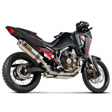 view Akrapovic S-H11R1-WT/2 Racing Line Full Exhaust, Titanium for Honda Africa Twin '20-'21