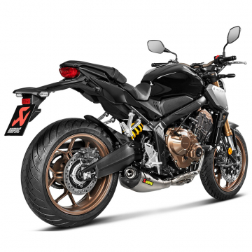 view Akrapovic S-H6R14-HEGEHT Racing Line Full Exhaust, Carbon for Honda CB650F '14-'18