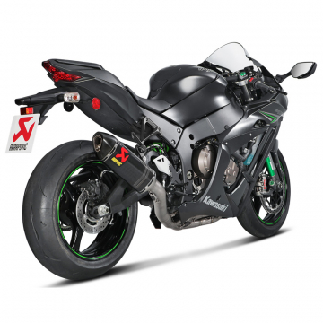 view Akrapovic S-K10R9-ZC Racing Line Full Exhaust, Carbon for Kawasaki Ninja ZX-10R/RR '16-'20