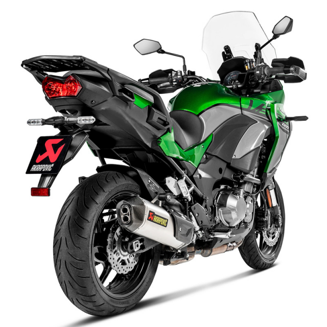 Akrapovic S K10SO22 HWT Slip on Line Exhaust Titanium for Kawasaki Versys 1000 19 Accessories International