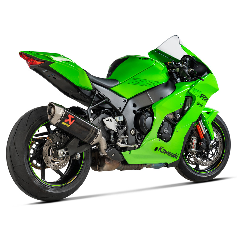Kawasaki ZX-10R Ninja 2008-2010 Slip On 8″ Round Carbon