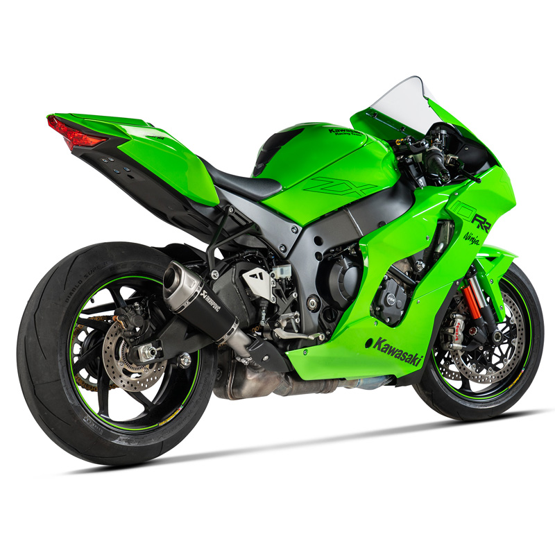 【値下げ】 Akrapovic S-K10SO28-ASZTBL Slip-On Exhaust, Titanium for スポーツトイ・アクショントイ