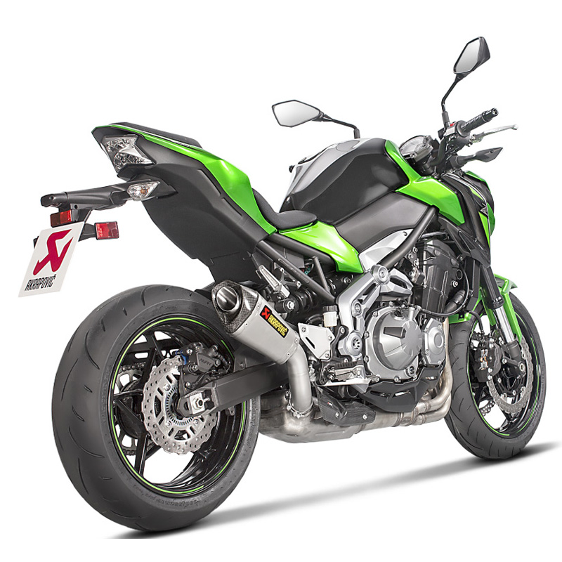 Akrapovic SK9SO4ASZT Slipon Line Tapered Exhaust, Titanium for