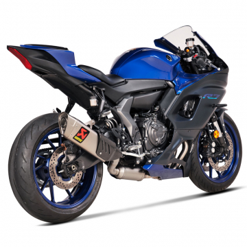 view Akrapovic S-Y7R12-APT Racing Line Full Exhaust, Titanium for Yamaha YZF-R7 (2022-)