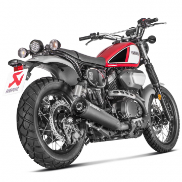 view Akrapovic S-Y9SO4-HBBOSSBL Slip-on Line Tapered Exhaust, Black for SCR950/Bolt '17-'20