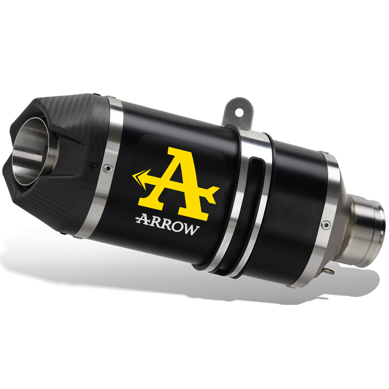 Arrow 71852AKN Indy Race Exhaust, Aluminum Dark Yamaha FZ-10 or MT