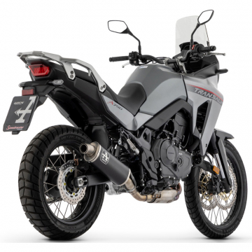 view Arrow 72641AON Indy Race Slip-on Exhaust, Aluminum Dark for Honda XL750 Transalp '23-