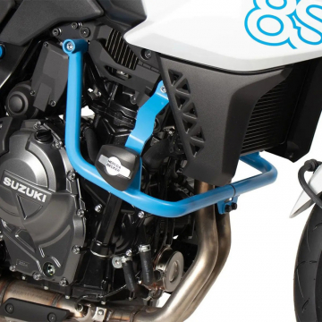 view Hepco & Becker 501.3551 00 07 Crashbars, Blue for Suzuki GSX-8S (2023-)