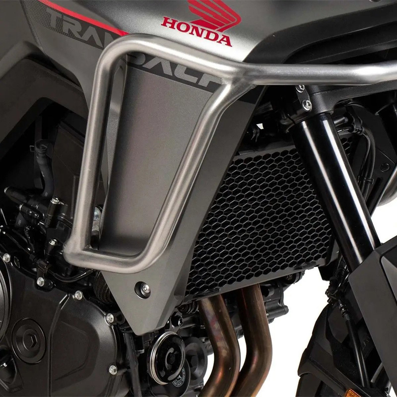 Hepco & Becker 502.9539 00 09 Upper Crashbars, Silver for Honda