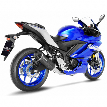 view LeoVince 14123E LV One Evo Full Exhaust, Carbon for Yamaha MT-03/YZF-R3/YZF-R25