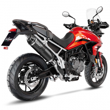 view LeoVince 14352EB LV One Evo Black Edition Slip-on Exhaust for Triumph Tiger 900/850