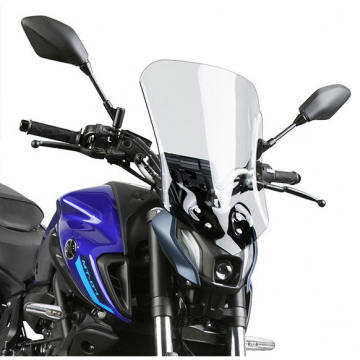 view National Cycle N20341 VStream Mid Windscreen, Light Gray for Yamaha MT-07 '21-