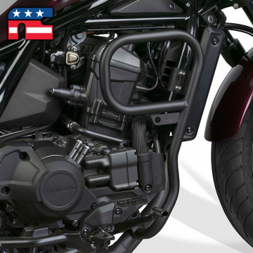 view National Cycle P4000 Crashbars, Black for Honda CMX1100 Rebel '21-