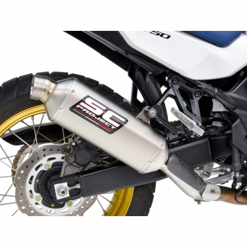 view SC-Project H48-100T Rally Raid Slip-On Exhaust for Honda XL750 Transalp '23-'24