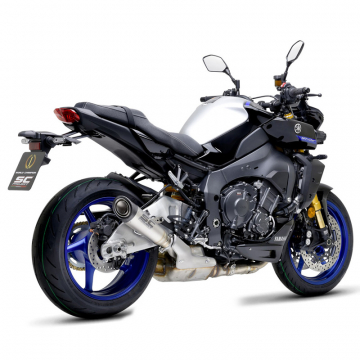 view SC-Project Y38-T41T S1 Slip-On Exhaust, Titanium for Yamaha MT-10 (2022-)