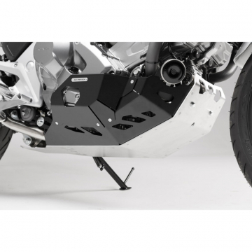 view Sw-Motech MSS.01.151.10101 Skid Plate, Black/Silver for Honda NC700 / NC750 with DCT
