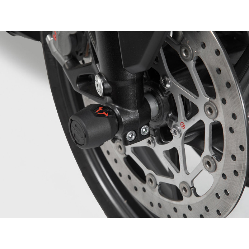 Sw-Motech STP.08.176.11200/B Front Axle Sliders for Kawasaki ZH2