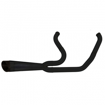 view Two Bros 005-5130199-B Shorty Turnout Exhaust, Black for Harley Dyna '06-'17