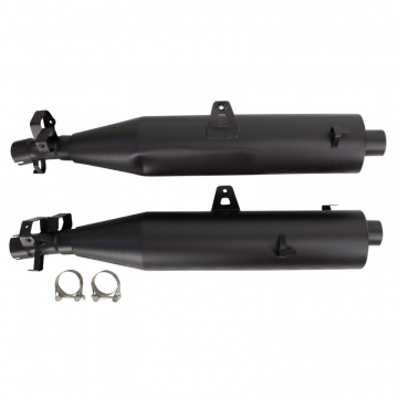Two Bros 005-5200499D-B Comp-S Dual Slip-on Exhaust for Honda Gold Wing GL1800 '18-