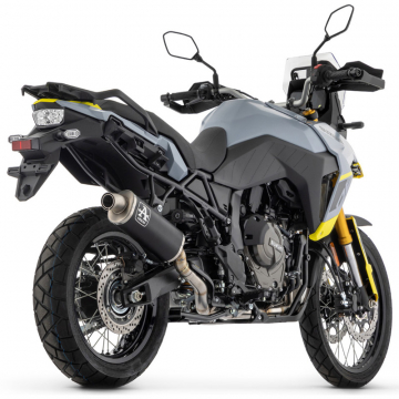 Arrow 72642AON Indy Race Slip-on Exhaust, Aluminum Dark for Suzuki V-Strom 800DE (2023-)
